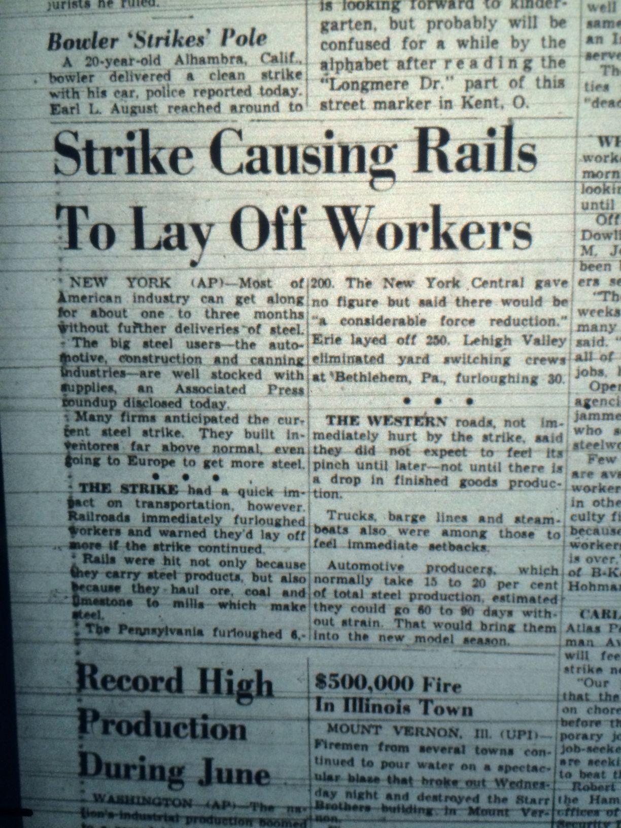 1959 steel strike